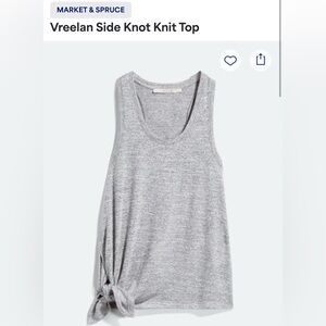 Market and spruce tank top, size medium